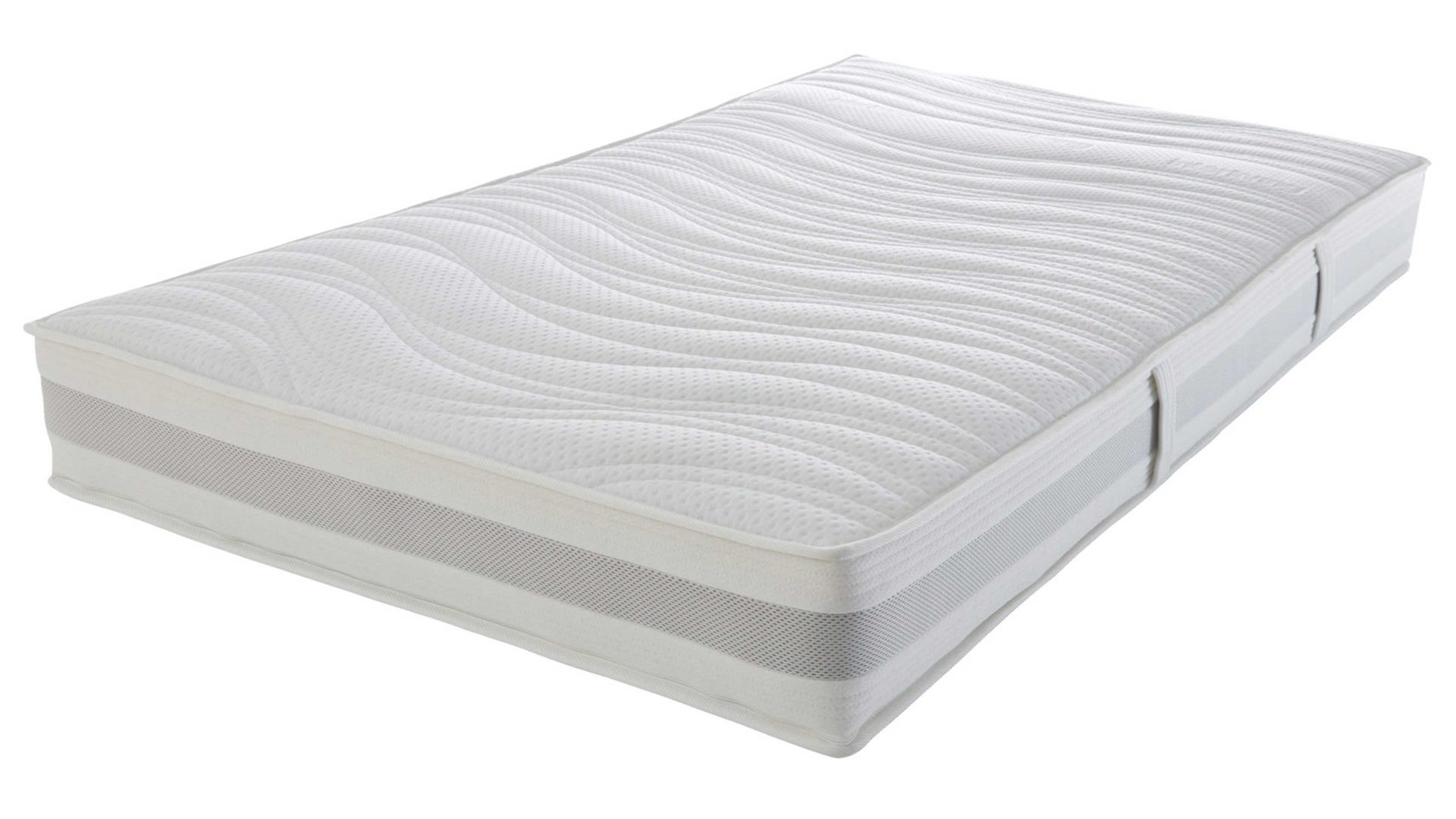 Kaltschaummatratze Interliving aus Stoff in Weiß Interliving Matratze Medikontur 1912 Kaltschaum, H4 – Liegefläche ca. 160 x 200 cm