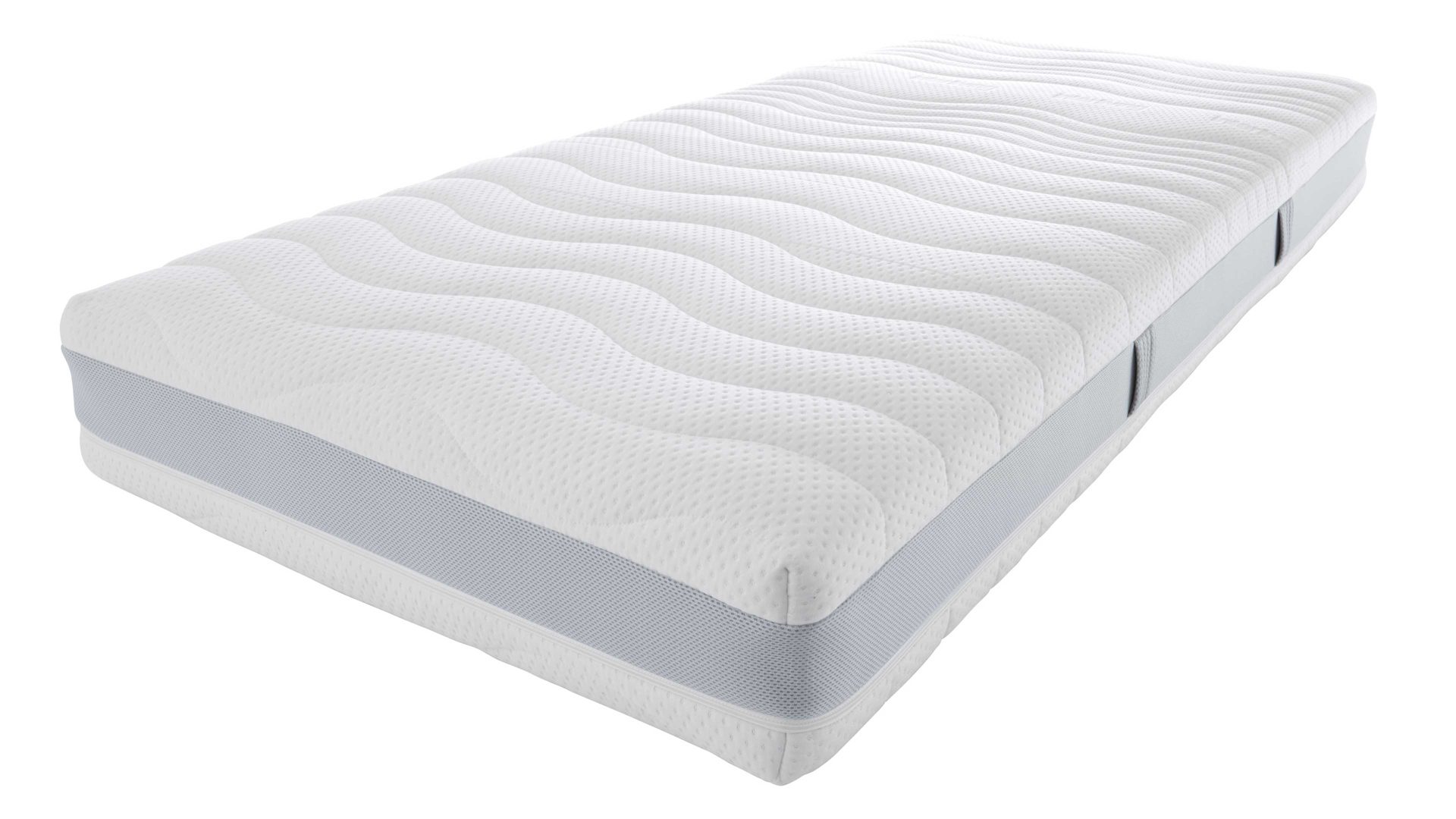 Kaltschaummatratze Interliving aus Stoff in Weiß Interliving Matratze Medikontur 1910 Kaltschaum, H4 – Liegefläche ca. 80 x 200 cm