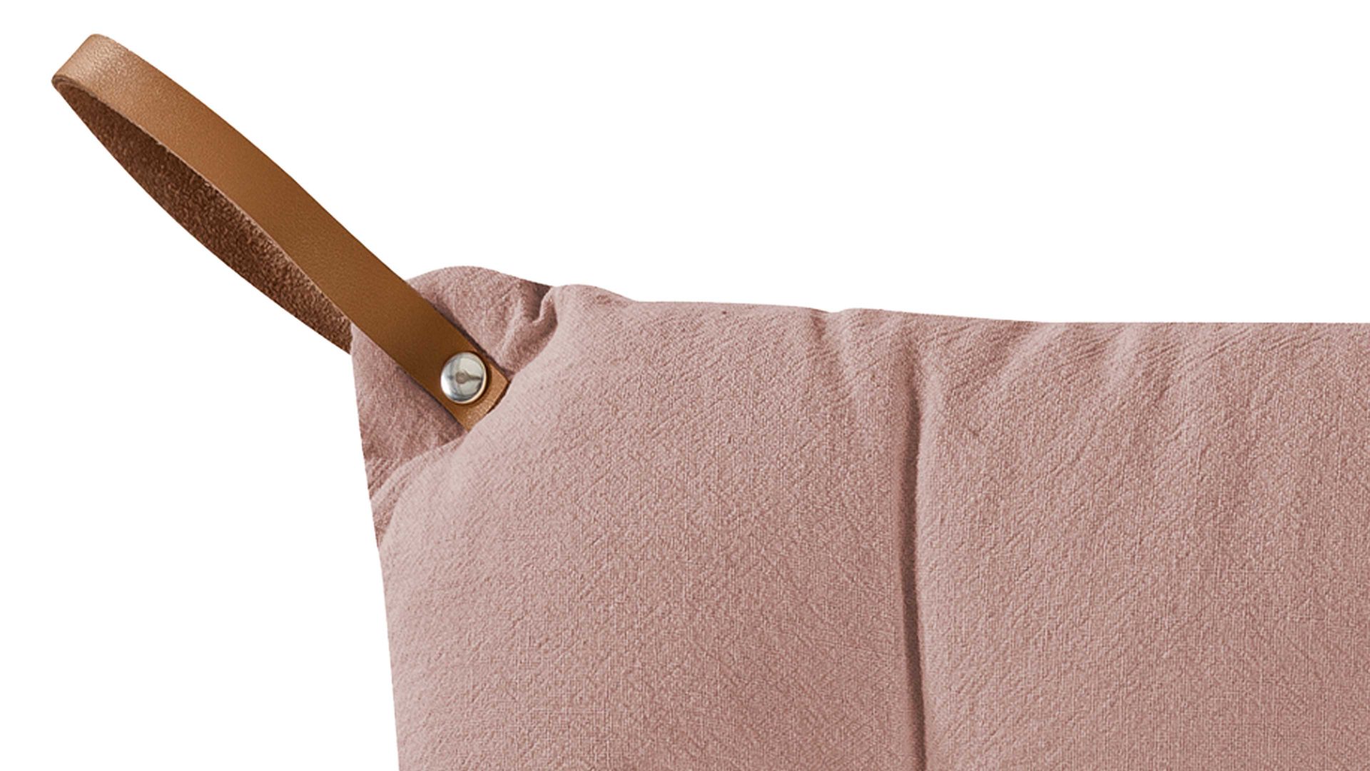 Stuhlkissen Magma sitting point aus Naturfaser in Rosa MAGMA Stuhlkissen Billie altrosefarbene Baumwolle - ca. 40 x 40 cm