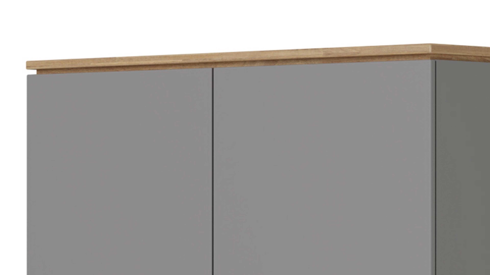 Kleiderschrank Paidi aus Holz in Grau PAIDI Kleiderschrank Sten Eiche & Schiefergrau – zwei Türen, eine Schublade, Breite ca. 123 cm