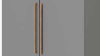 Kleiderschrank Paidi aus Holz in Grau PAIDI Kleiderschrank Sten Eiche & Schiefergrau – zwei Türen, eine Schublade, Breite ca. 123 cm