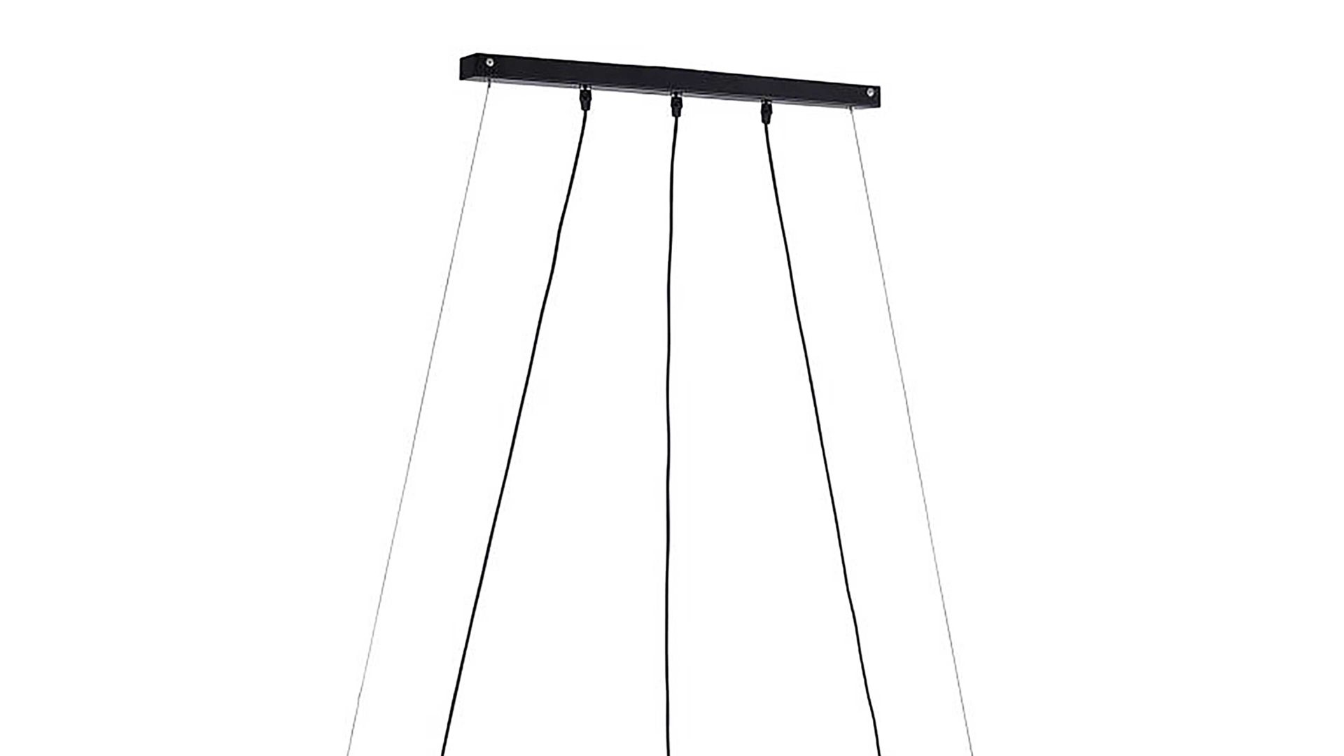 Pendelleuchte Just light. (leuchtendirekt) aus Holz in Holzfarben JUST LIGHT.  Hängelampe Edgar Holz & schwarzes Metall – Länge ca. 120 cm