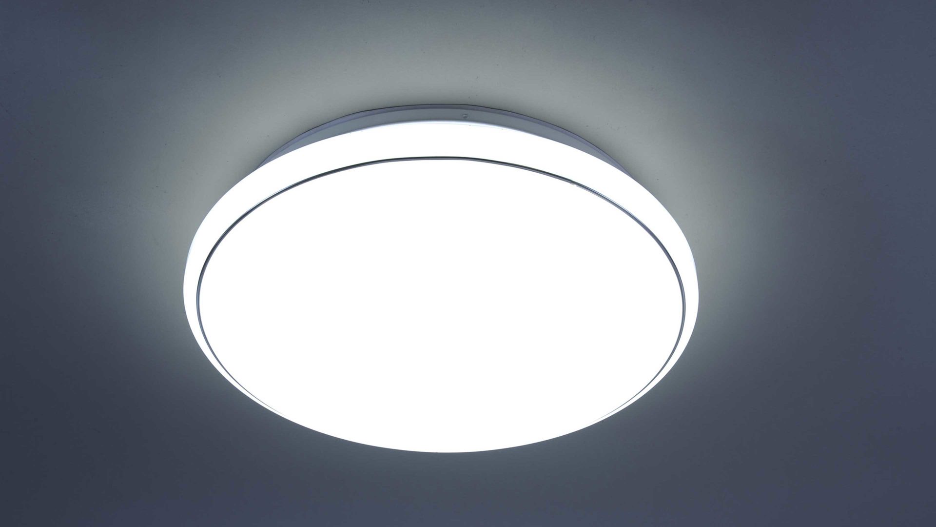 Deckenleuchte Just light. (leuchtendirekt) aus Kunststoff in Weiß JUST LIGHT. Deckenlampe Jupiter Sternenhimmeloptik – Durchmesser ca. 59 cm