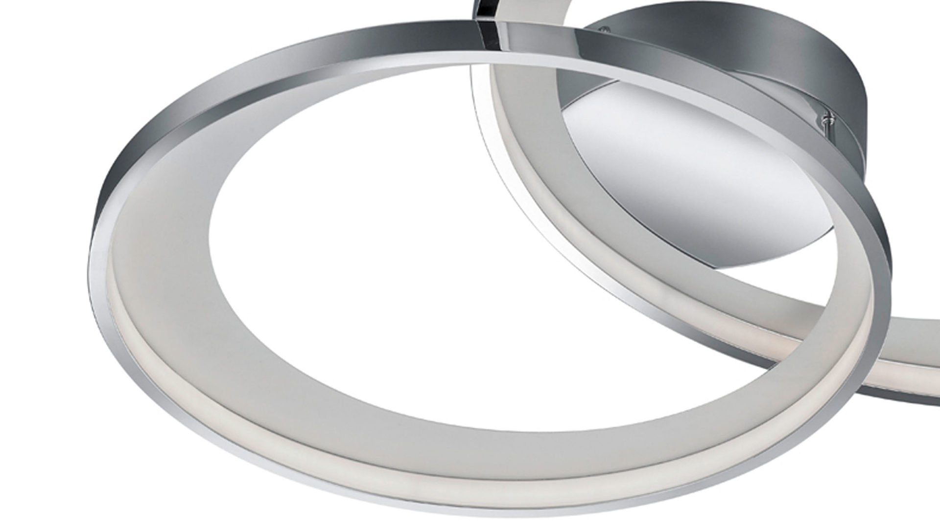 Deckenleuchte Trio lighting for you aus Metall in Metallfarben TRIO Lampenserie Granada - Deckenlampe Chrom – ca. 85 x 60 cm