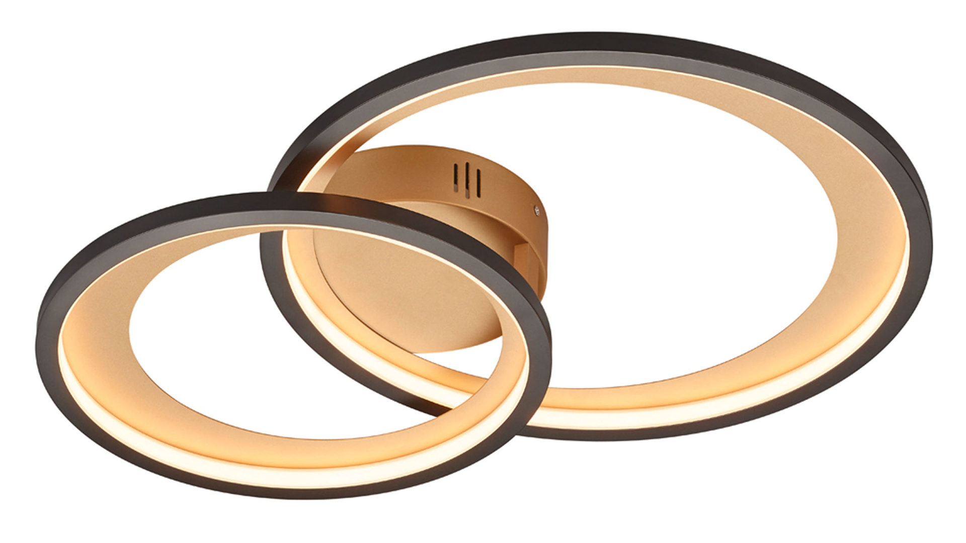 Deckenleuchte Trio lighting for you aus Metall in Schwarz TRIO Deckenlampe Granada mattschwarzes Metall – ca. 59 x 43 cm