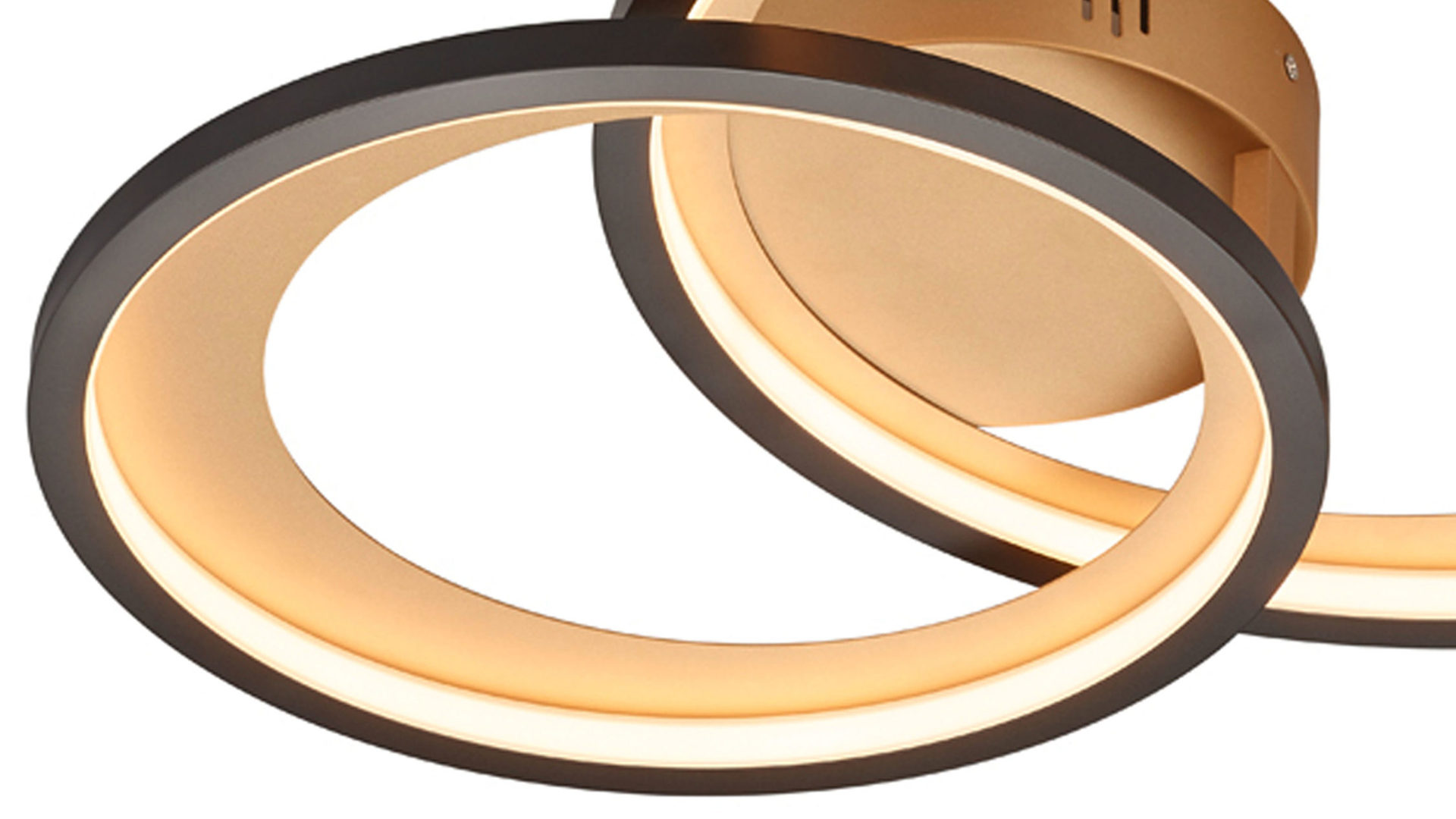 Deckenleuchte Trio lighting for you aus Metall in Schwarz TRIO Deckenlampe Granada mattschwarzes Metall – ca. 59 x 43 cm