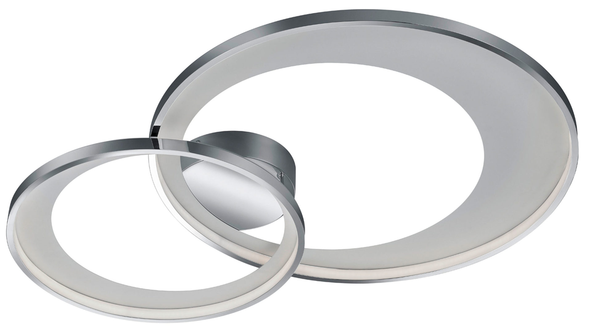 Deckenleuchte Trio lighting for you aus Metall in Metallfarben TRIO Deckenlampe Granada Chrom – ca. 59 x 43 cm