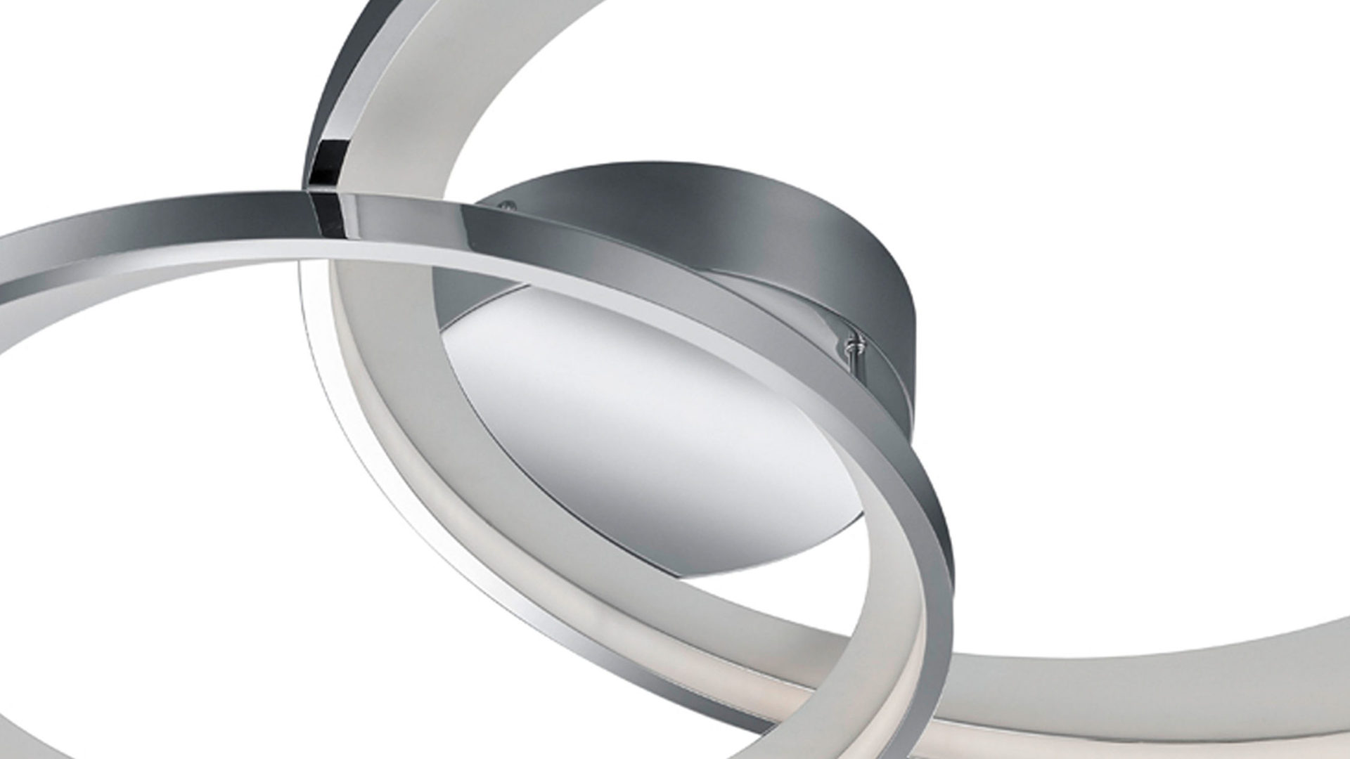 Deckenleuchte Trio lighting for you aus Metall in Metallfarben TRIO Deckenlampe Granada Chrom – ca. 59 x 43 cm