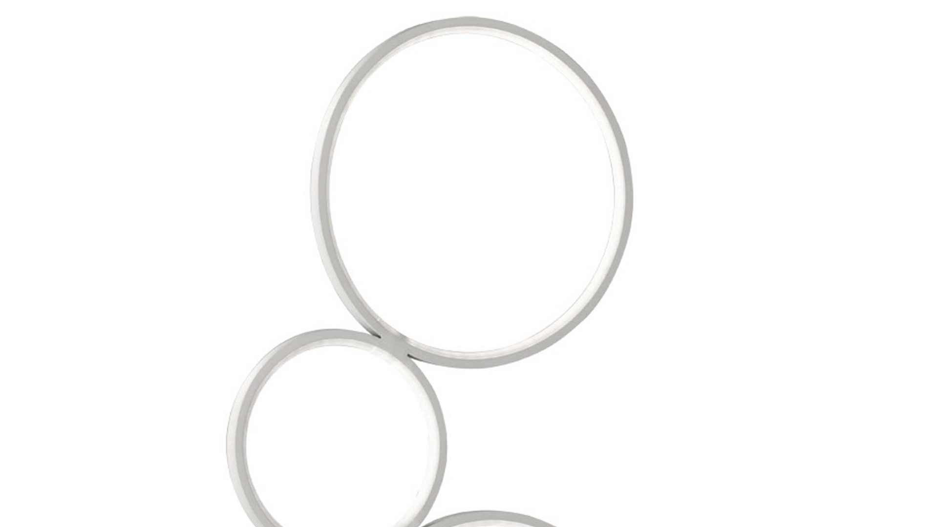 Stehleuchte Trio lighting for you aus Metall in Weiß TRIO Stehlampe Rondo mattweißes Metall – Höhe ca. 115 cm