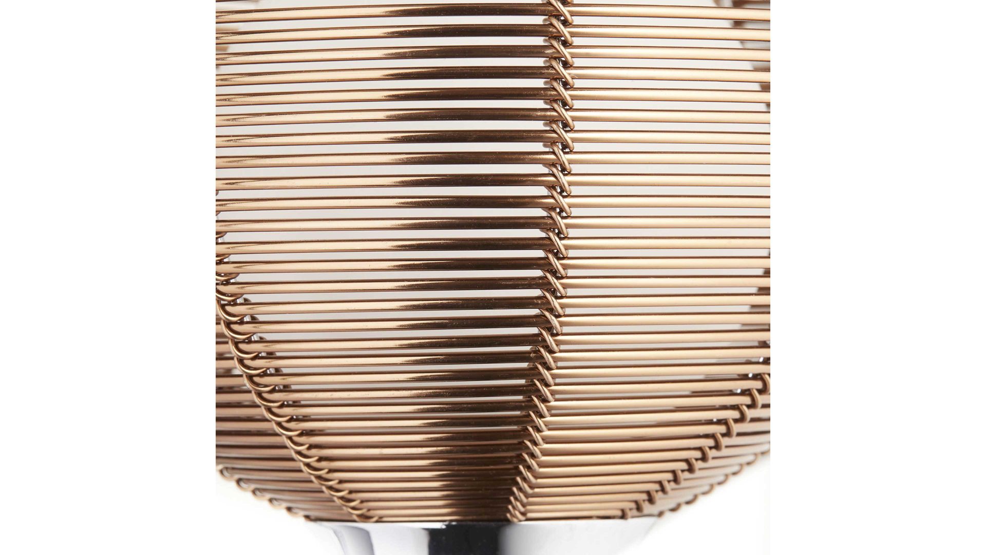 Wandleuchte Brilliant aus Metall in Metallfarben Brilliant Wandlampe Relax bronzefarbener Stahldraht & Glas – Höhe ca. 30 cm