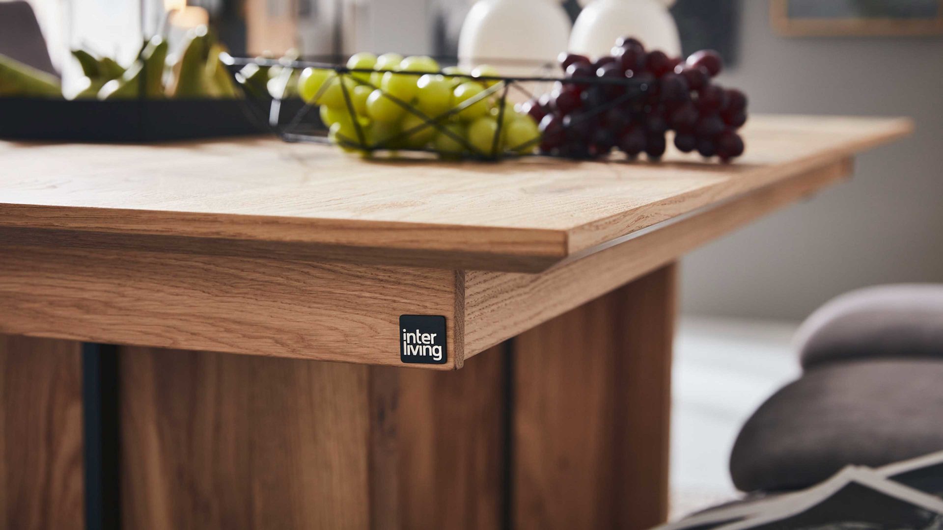 Esstisch Interliving aus Holz in Holzfarben Interliving Esszimmer Serie 5604 - Esstisch V352-0300 Eiche rustico - ca. 140 x 90 cm