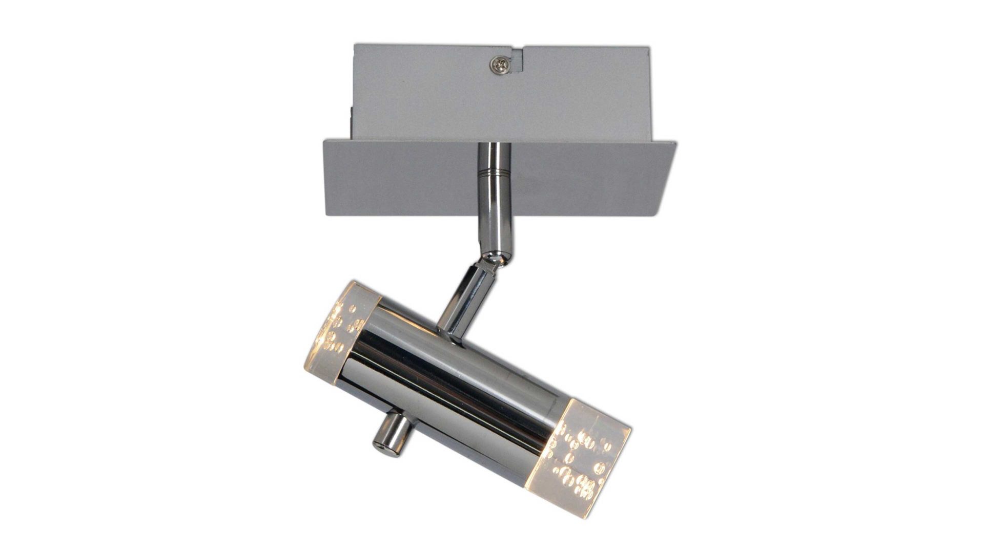 Strahler / Spot Näve aus Kunststoff in Metallfarben näve LED- Wand- und Deckenspot Garda Chrom & Acryl – ein Spot