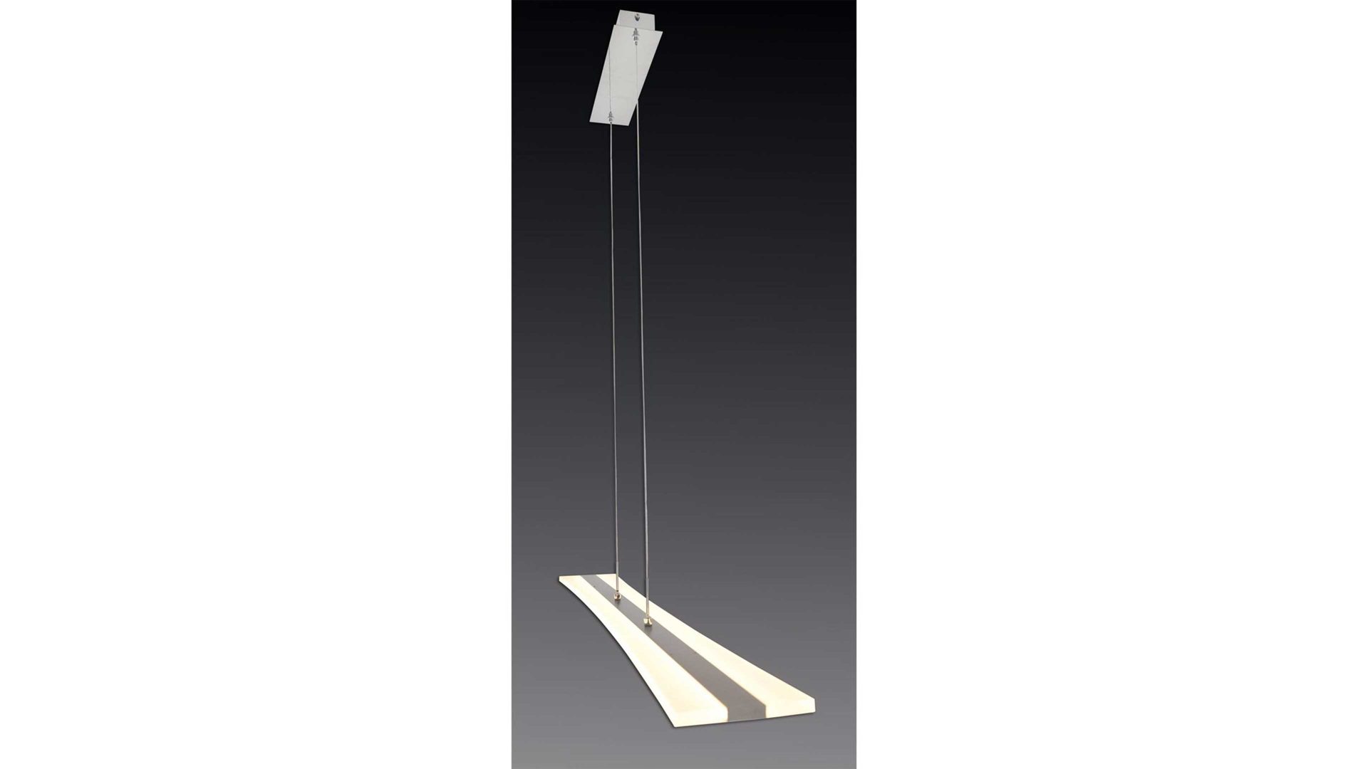 Pendelleuchte Näve aus Metall in Metallfarben näve LED-Hängelampe Barrel silberfarben – Länge ca. 99 cm