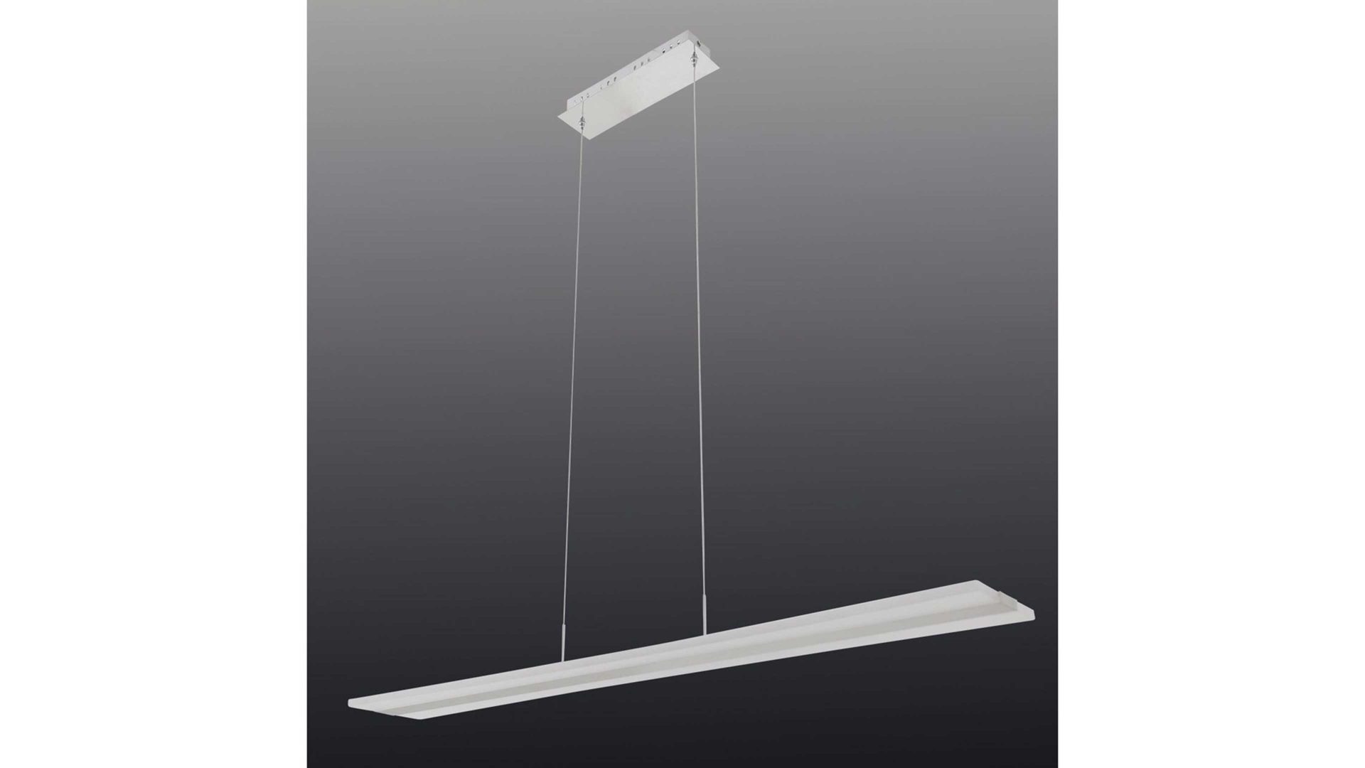 Pendelleuchte Näve aus Metall in Metallfarben näve LED-Hängelampe Barrel silberfarben – Länge ca. 99 cm