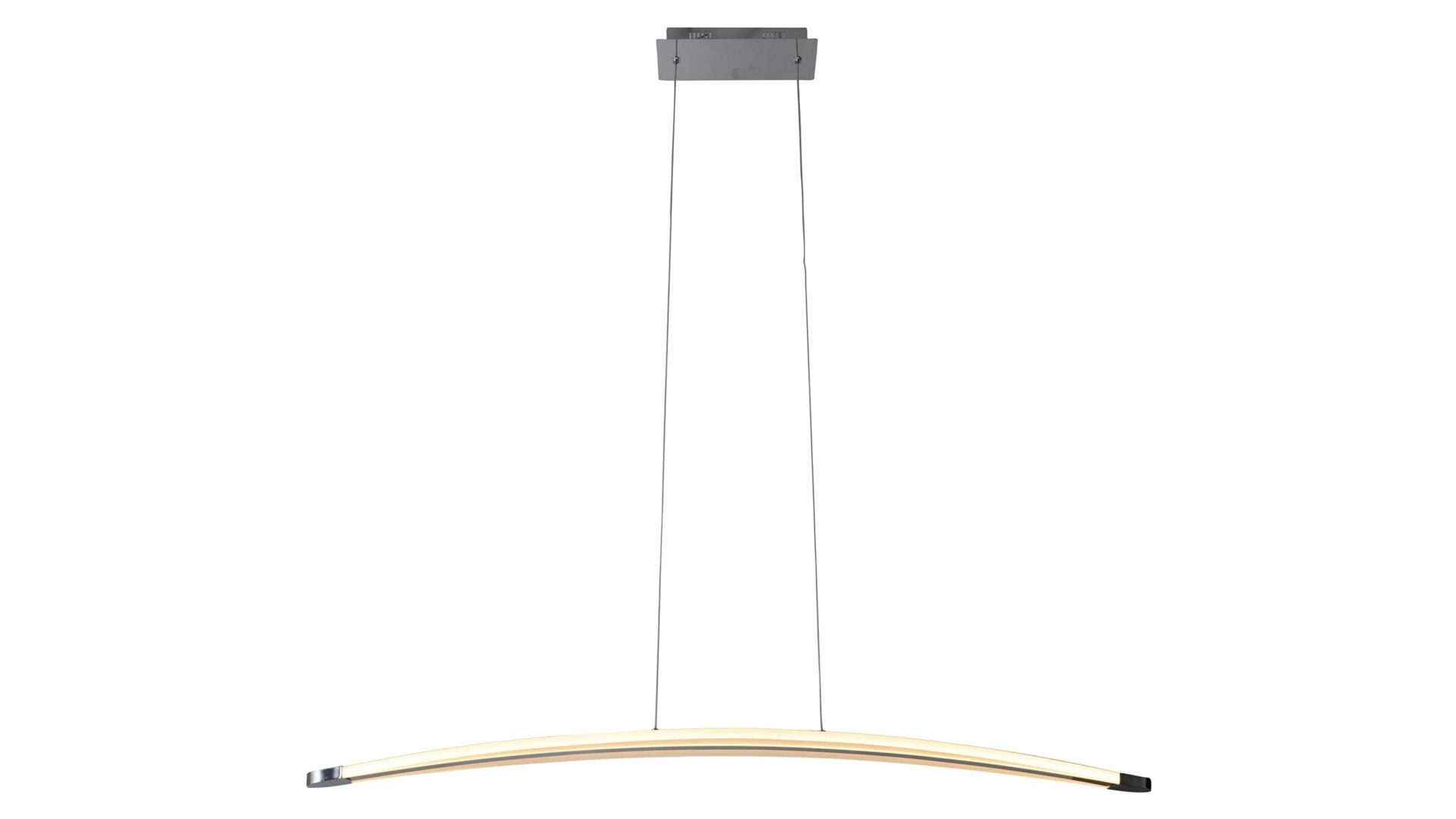 Pendelleuchte Näve aus Metall in Metallfarben näve LED-Hängelampe Bowie Chrom & Acryl – Länge ca. 100 cm