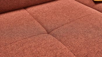 Bigsofa KAWOO aus Stoff in Orange KAWOO Polsterprogramm New Jersey - Megasofa kupferfarbener Bezug Portofino 126 - Breite ca. 260 cm