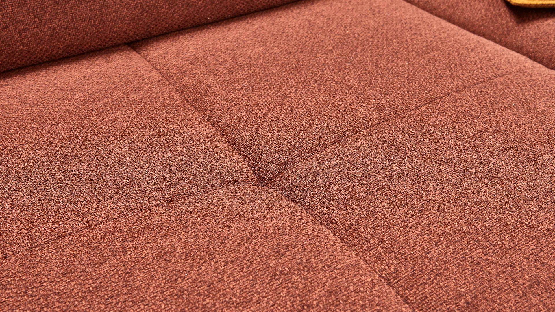 Bigsofa KAWOO aus Stoff in Orange KAWOO Polsterprogramm New Jersey - Megasofa kupferfarbener Bezug Portofino 126 - Breite ca. 260 cm