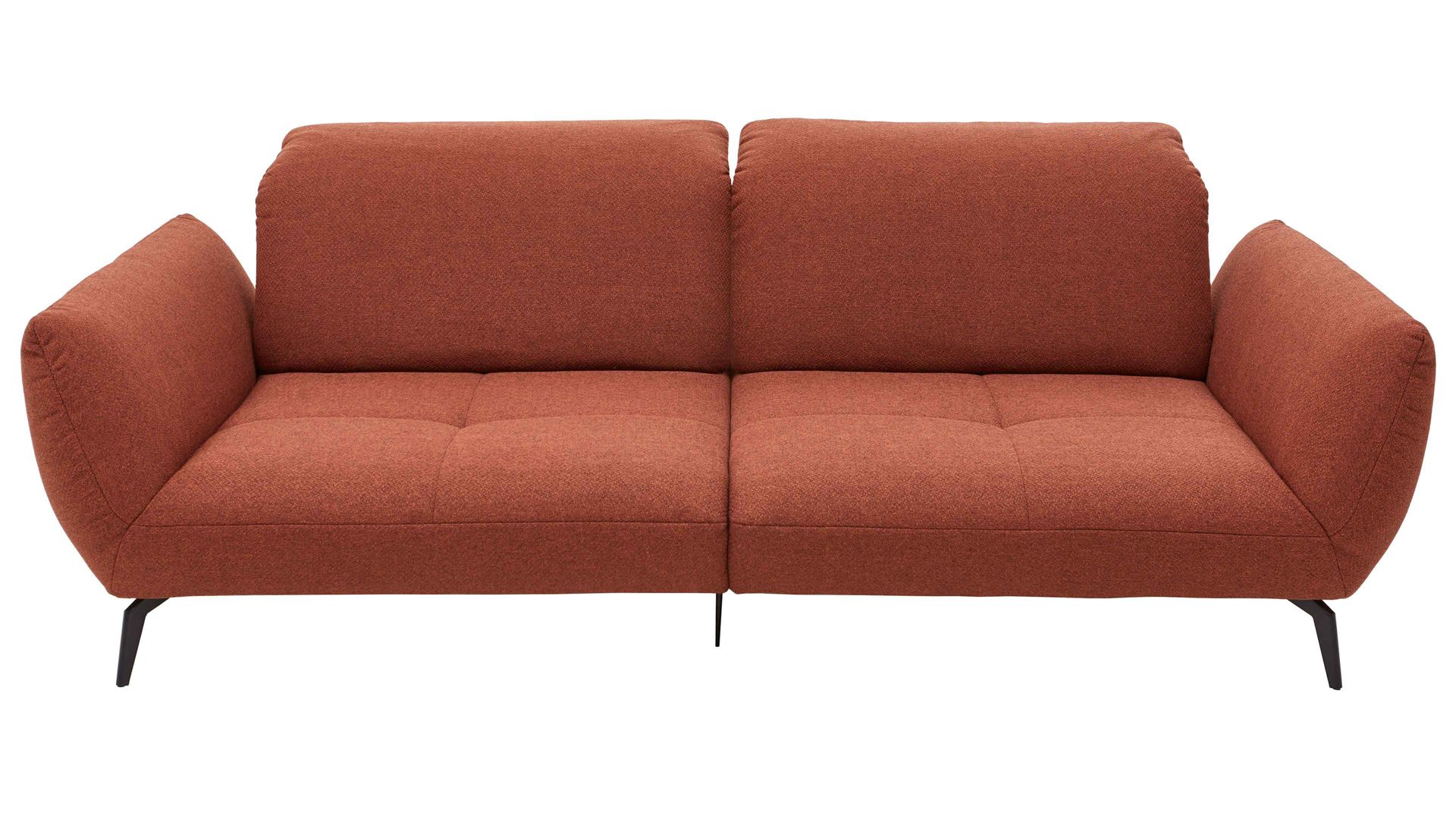 Bigsofa KAWOO aus Stoff in Orange KAWOO Polsterprogramm New Jersey - Megasofa kupferfarbener Bezug Portofino 126 - Breite ca. 260 cm