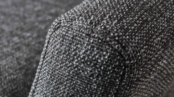 Schlafsofa comfortmaster besser sitzen, liegen, leben aus Stoff in Anthrazit Comfortmaster Schlafsofa Molto mit Faltbett-Funktion anthrazitfarbener Webstoff 2-6210 & Chromfüße - Breite ca. 156 cm