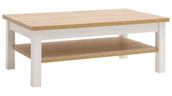 Couchtisch Mca direkt aus Holz in Holzfarben Wohnprogramm Brixen - Couchtisch Pinie Aurelio & Grandson Oak - ca. 114 x 70 cm