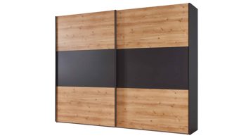Kleiderschrank Wiemann | oeseder aus Holz in Holzfarben WIEMANN Schwebetürenschrank Korfu Bianco Eiche & Graphit - zwei Türen, Breite ca. 300 cm