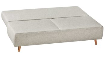 Schlafsofa Restyl aus Stoff in Beige Schlafsofa Jacy beiger Stoffbezug 2-6853 & Buchenholzfüße - Länge ca. 202 cm