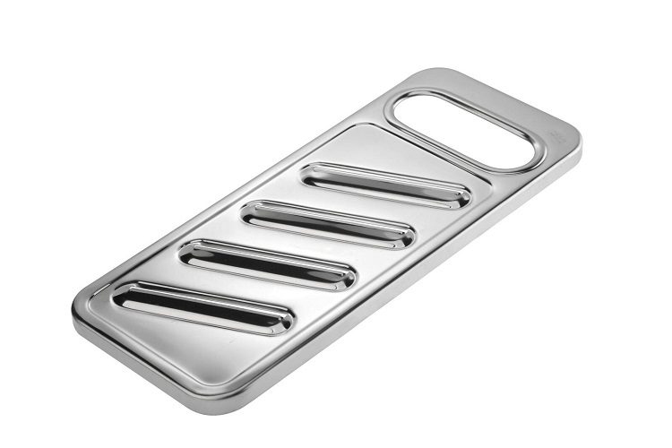 Küchenhelfer Gefu in Silber GEFU Gemüse- und Kartoffelhobel hochwertig Edelstahl silber