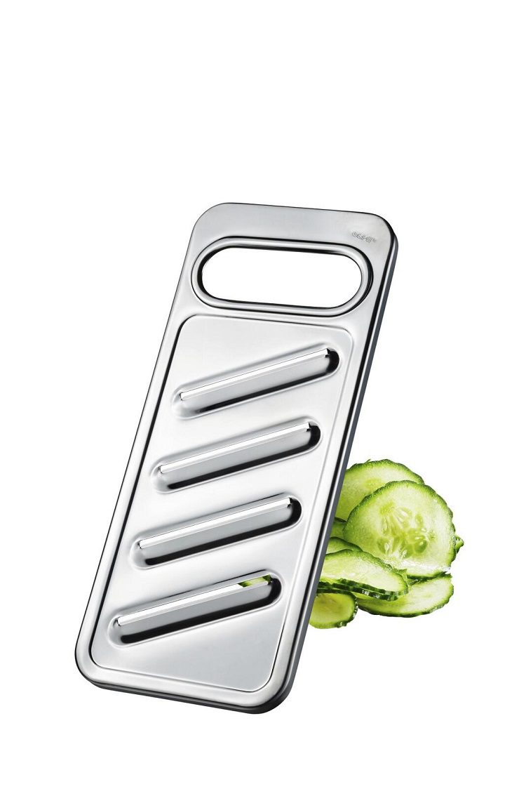 Küchenhelfer Gefu in Silber GEFU Gemüse- und Kartoffelhobel hochwertig Edelstahl silber