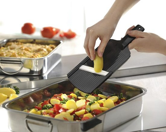 Küchenhelfer Gefu aus Kunststoff in Schwarz GEFU Keramik-Hobel Kunststoff schwarz, Keramik