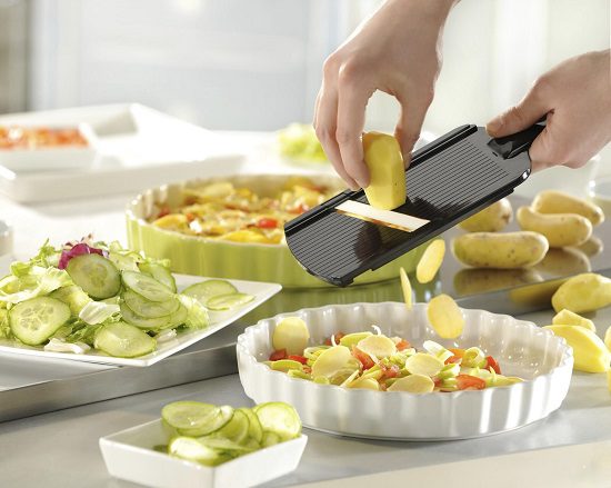 Küchenhelfer Gefu aus Kunststoff in Schwarz GEFU Keramik-Hobel Kunststoff schwarz, Keramik