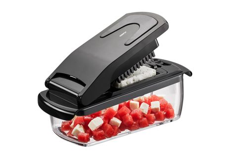 Küchenhelfer Gefu aus Kunststoff in Transparent GEFU Würfel- und Stifteschneider hochwertiger Edelstahl