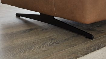 Ecksofa comfortmaster besser sitzen, liegen, leben aus Leder in Hellbraun Comfortmaster 1180 Spektra - Ecksofa wüstenfarbenes LongLife-Leder - Stellfläche ca. 280 x 239 cm