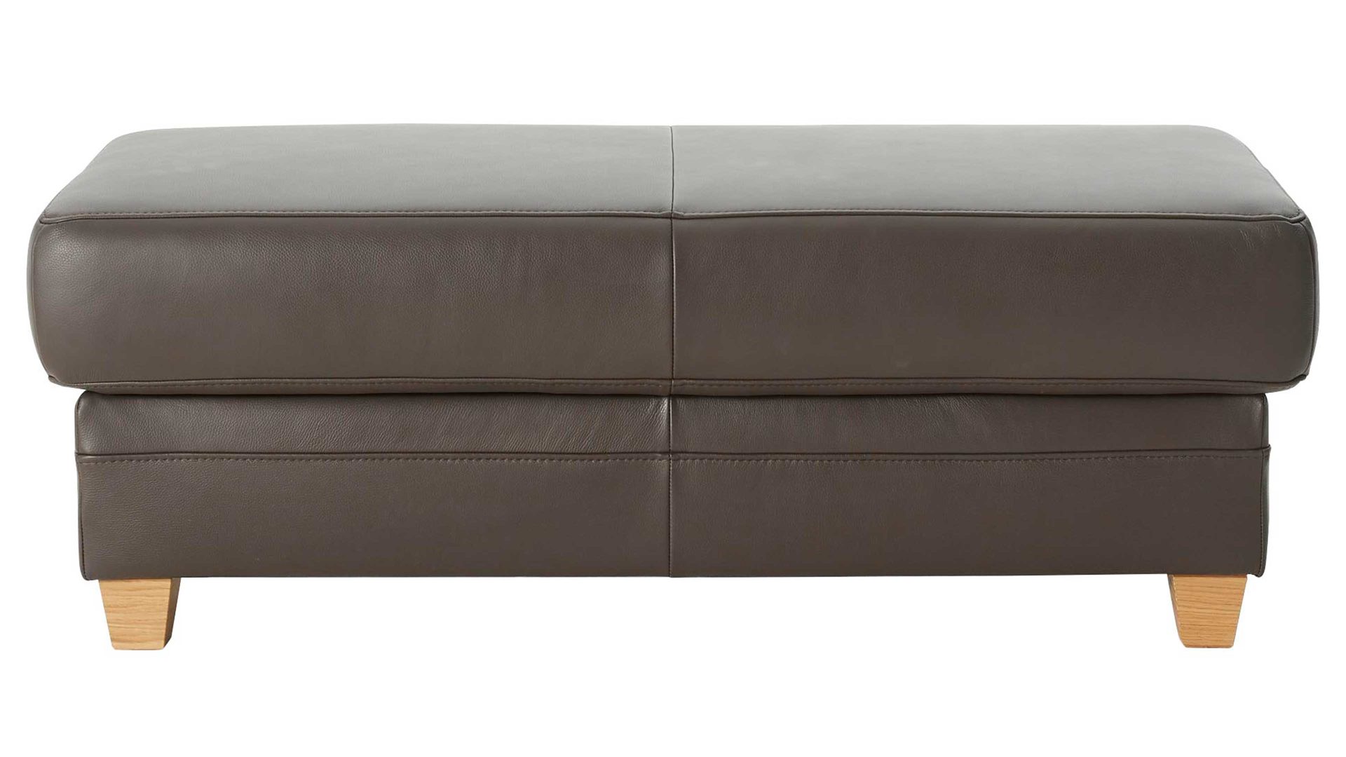 Funktionshocker OrthoSedis aus Leder in Dunkelbraun OrthoSedis MM-PN1004 - Funktionshocker XXL HoF schokofarbenes Leder & Buche – ca. 130 x 65 cm