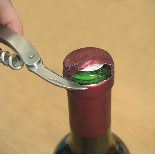 Küchenhelfer Gefu aus Kunststoff in Schwarz Edelstahl GEFU Kellnermesser aus hochwertigem Edelstahl & Kunststoff