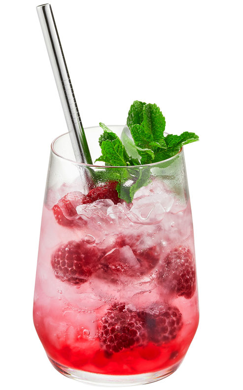 Küchenhelfer Gefu in Edelstahl GEFU Edelstahltrinkhalm 18cm, 4 Stück mit Bürste aus hochwertigem Edelstahl