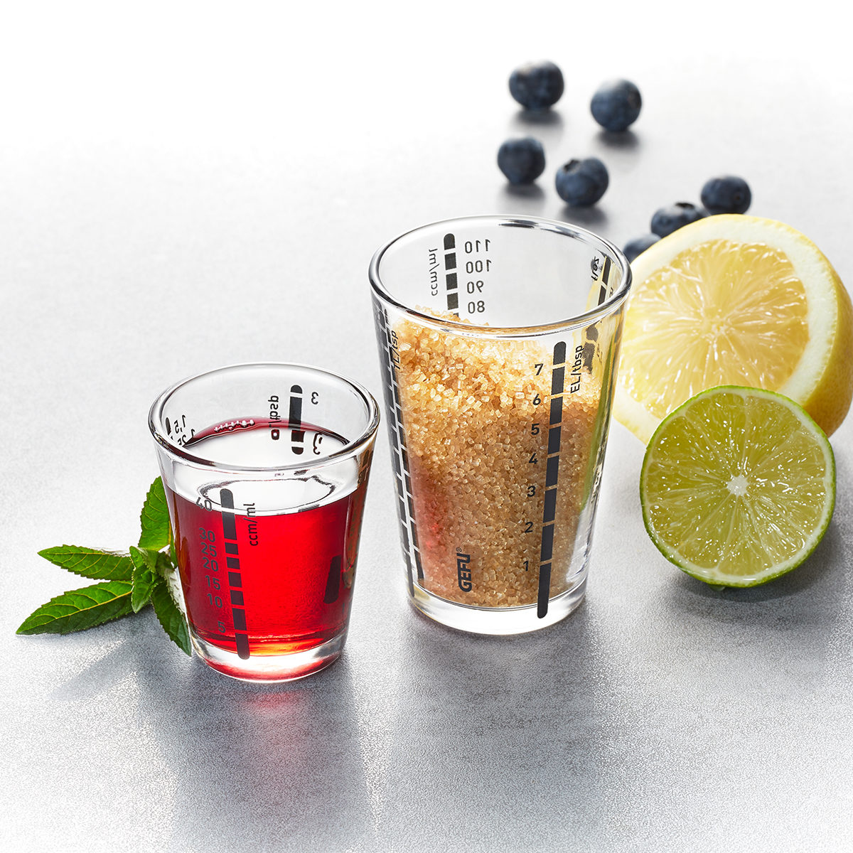 Küchenhelfer Gefu® aus Glas in Transparent GEFU® Messi Mini-Messbecher Glas 40 ml