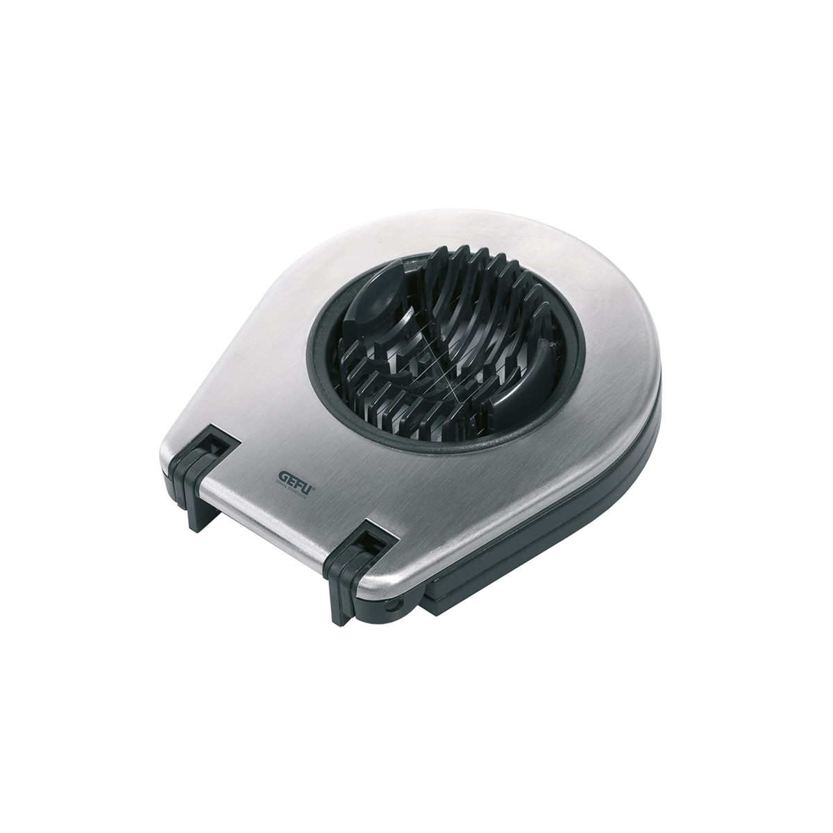 Küchenhelfer Gefu aus Kunststoff in Edelstahl Schwarz GEFU Eierschneider aus hochwertigem Edelstahl & Kunststoff