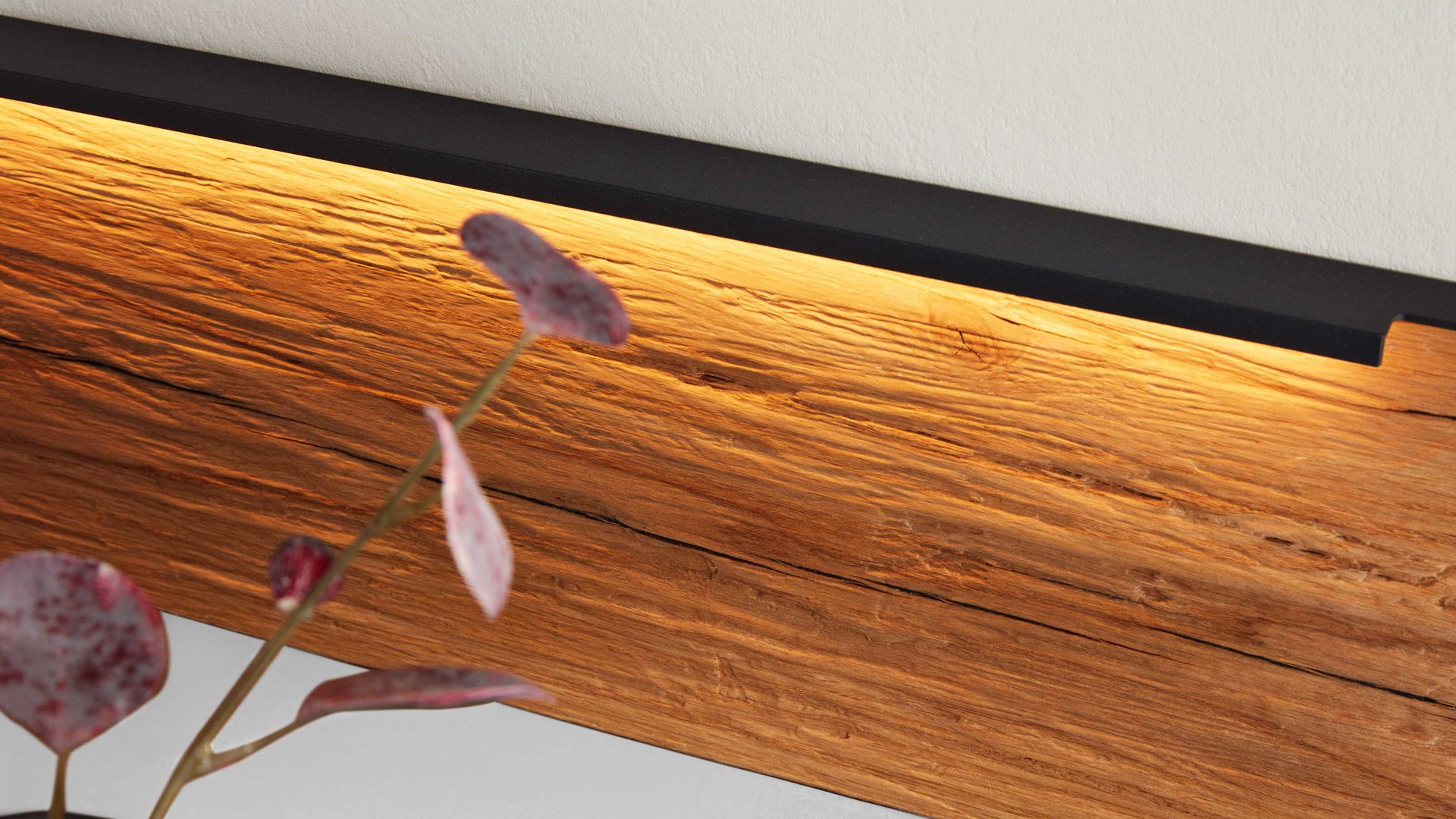 LED-Beleuchtung Interliving aus Kunststoff in Weiß Interliving Schlafzimmer Serie 1025 – Paneel-Beleuchtung 530923 3,2 Watt