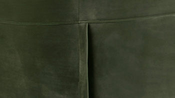 Dreisitzer Actona group aus Stoff in Dunkelgrün Dreisitzer-Sofa als bequemes Polstermöbel waldgrüner Samt Vic 68AC & schwarze Holzfüße - Breite ca. 191 cm