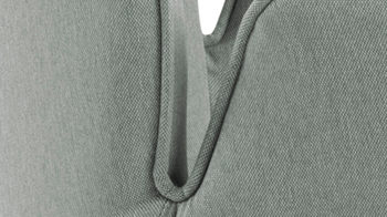 Vierfußstuhl Actona group aus Stoff in Hellgrau Armlehnstuhl Aura hellgrauer Bezug Town 13