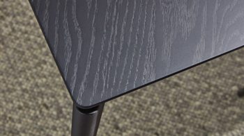 Esstisch Interliving aus Holz in Schwarz Interliving Esszimmer Serie 5110 - Esstisch T0200 mattschwarzes Eichefurnier - ca. 240 x 100 cm