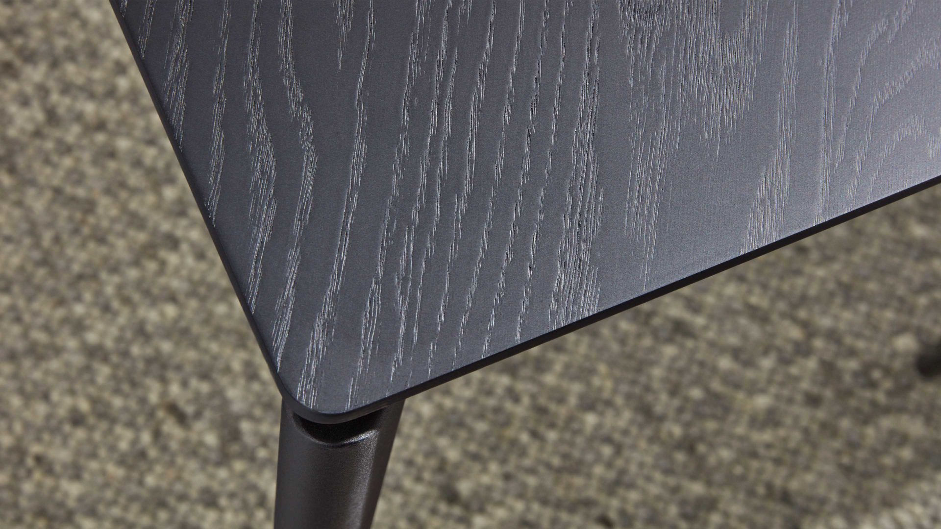 Esstisch Interliving aus Holz in Schwarz Interliving Esszimmer Serie 5110 - Esstisch mattschwarzes Eichefurnier - ca. 260 x 100 cm