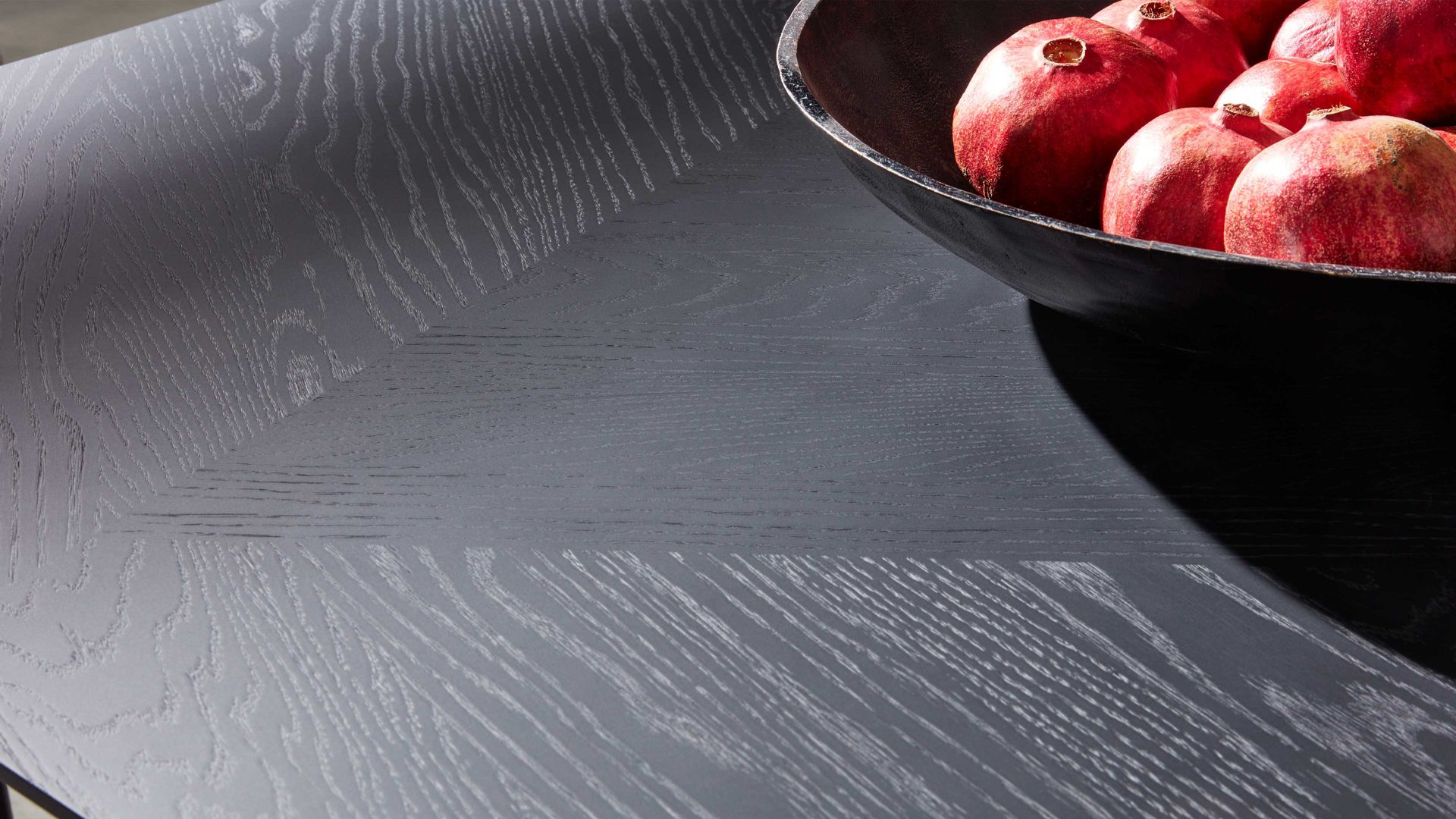 Esstisch Interliving aus Holz in Schwarz Interliving Esszimmer Serie 5110 - Esstisch mattschwarzes Eichefurnier - ca. 180 x 90 cm