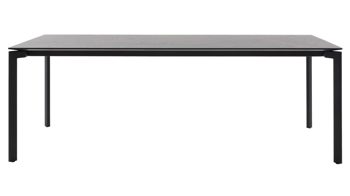 Auszugtisch Interliving aus Holz in Schwarz Interliving Esszimmer Serie 5110 - Auszugtisch mattschwarzes Eichefurnier - ca. 180 - 280 x 90 cm