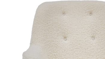 Schaukelstuhl Gutmann factory® aus Stoff in Beige Schaukelstuhl Wolly beiger Bezug 678 & Eiche
