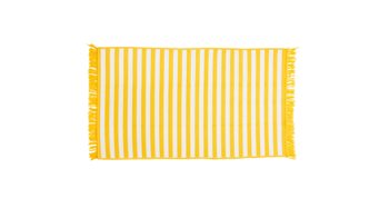 Outdoor-Teppich Done.® aus Kunstfaser in Gelb done.® Outdoor-Teppich Lemon & Weiß - ca. 80 x 120 cm