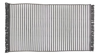 Outdoor-Teppich Done.® aus Kunstfaser in Dunkelgrau done.® Outdoor-Teppich Dunkelgrau & Weiß - ca. 160 x 250 cm