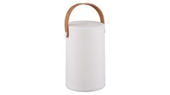 Tischleuchte Reality leuchten aus Kunststoff in Weiß RL Outdoor-Tischleuchte Aruba weißer Kunststoff - Höhe ca. 20 cm