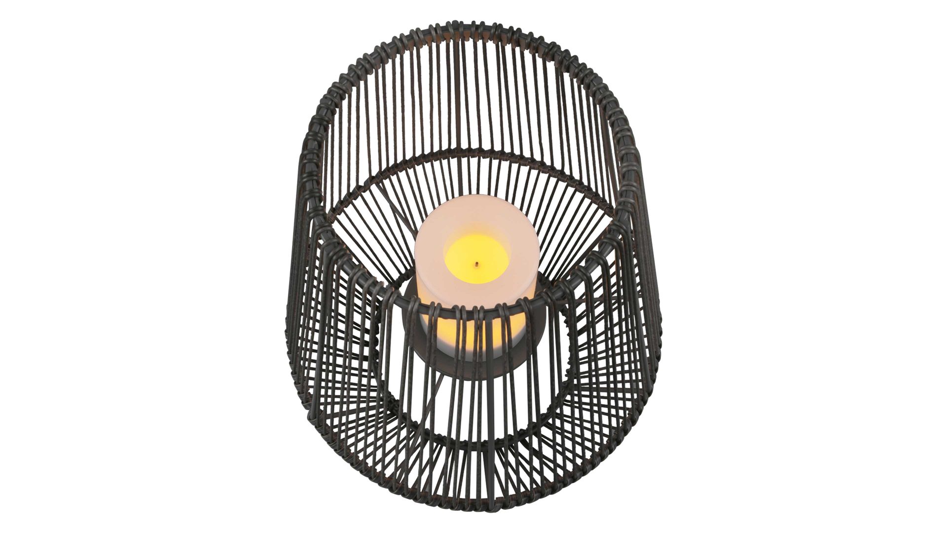 Tischleuchte Reality leuchten aus Kunststoff in Schwarz RL Solar-Tischleuchte Mineros schwarzer Kunststoff - Höhe ca. 31 cm