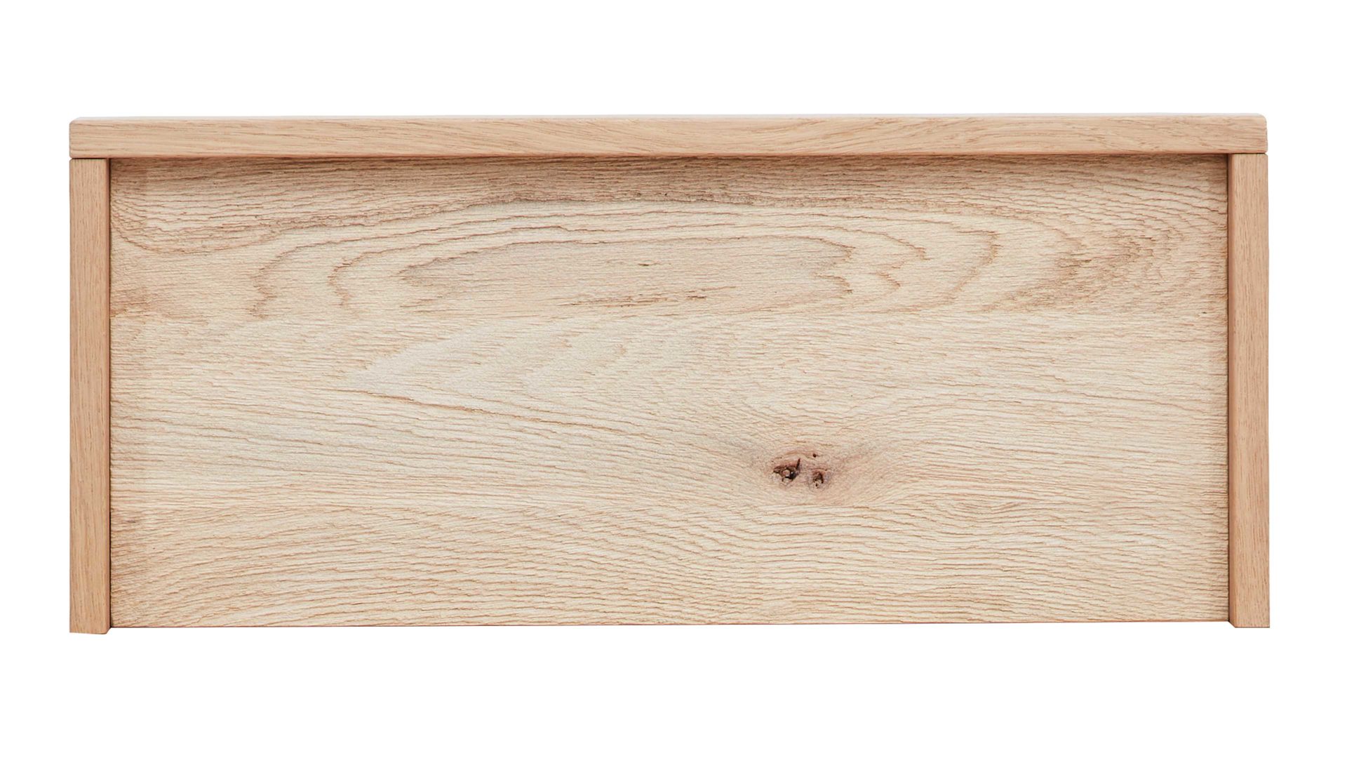 Paneel Interliving aus Holz in Holzfarben Interliving Schlafzimmer Serie 1023 – Paneelaufsatz links, Breite ca. 64 cm - Riffholz